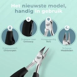 Christian Deluxe® - Professionele Nageltang Set - Nagelriemreiniger - Luxe Giftbox - Nageltang Voor Harde Teennagels - Professionele Nagelknipper - Nageltang Voor Ingegroeide Teennagel - Nageltang Kalknagels - Nagelknipper - Roestvrijstaal -Maquillage Cosmetics 1200x1200 3014