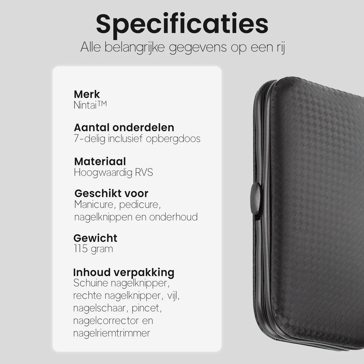 Nagelknipper En Nagelvijl - -Pedicureset - Voordeelverpakking - Hoogwaardig RVS - Nageltang 4 Nagelknipper En Nagelvijl - -Pedicureset - Voordeelverpakking - Hoogwaardig RVS - Nageltang – Image 2