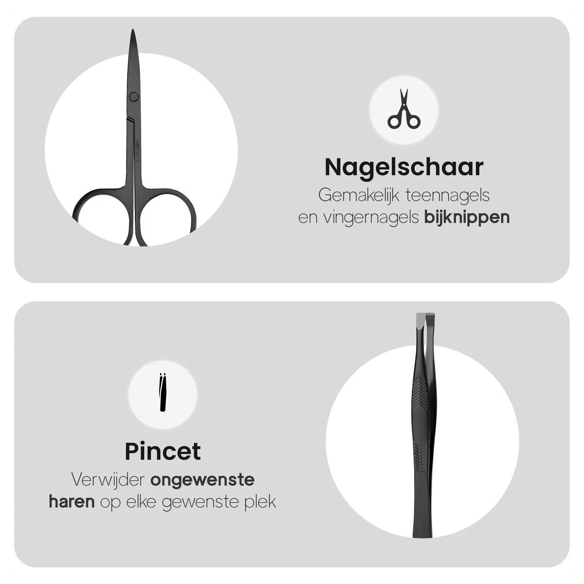 Nagelknipper En Nagelvijl - -Pedicureset - Voordeelverpakking - Hoogwaardig RVS - Nageltang 8 Nagelknipper En Nagelvijl - -Pedicureset - Voordeelverpakking - Hoogwaardig RVS - Nageltang – Image 6