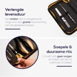 Skeraxo® Professionele Pedicureset Nageltang Kalknagel - Met Nagelvijl & Vuil Verwijderaar - Nagelschaar Voor Harde Teennagels – Nagelknipper Ingegroeide Teennagel - Inclusief Teennagel Correctors -Maquillage Cosmetics 1200x1200 3034