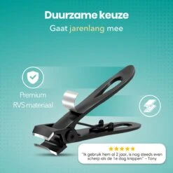 FreshDragon Nagelknipper Set Met Nagelvijl - Nagelset Tegen Kalknagels - Nageltang - Teennagelknipper -Maquillage Cosmetics 1200x1200 3082