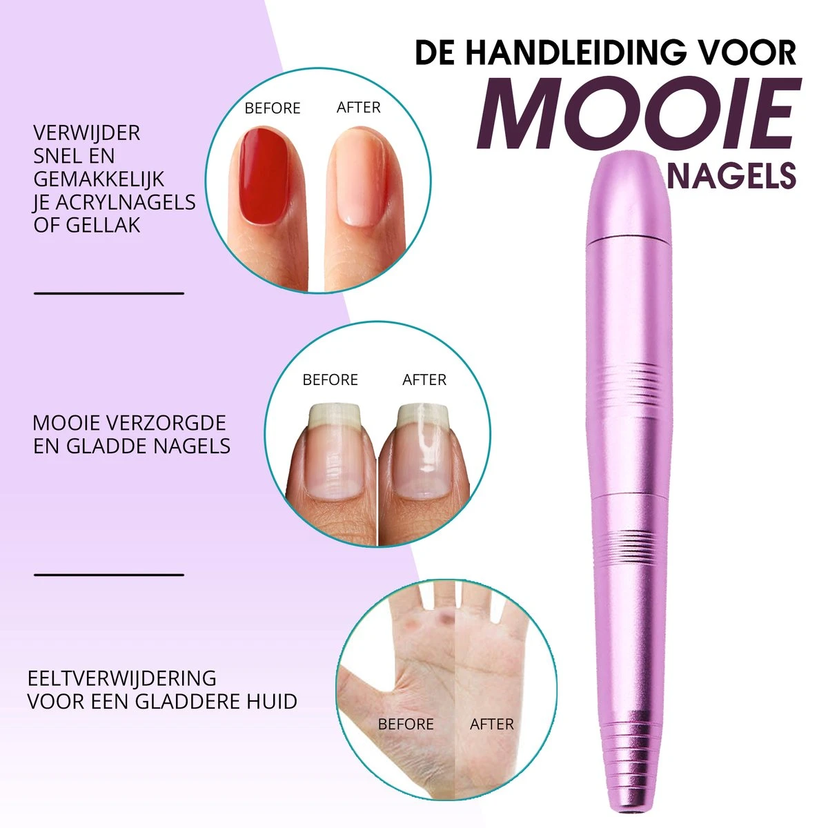 Merkloos La Liva Elektrische Nagelvijl - Nagelfrees - Inclusief Extra Schuurrolletjes Keramisch Bitje En Nagelborstel - Manicure Set - Gellak 6 Merkloos La Liva Elektrische Nagelvijl - Nagelfrees - Inclusief Extra Schuurrolletjes Keramisch Bitje En Nagelborstel - Manicure Set - Gellak – Image 4