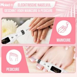 Nolad® Elektrische Nagelvijl - Nagelvijlen - Nagelaccessoires - Wit -Maquillage Cosmetics 1200x1200 3157