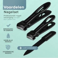 Nagelknipper Set Met Nagelvijl - Nagelset Tegen Kalknagels - Nageltang - Teennagelknipper - Ingegroeide Teennagel - Kalknagel -Schimmelnagel -Maquillage Cosmetics 1200x1200 3187