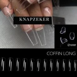 Gel Soft Flex Tips Lange Plaknagels - 100% Soak-off - Transparant