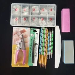 Royala Acrylnagels StarterSet - 500 Clear French Tips - Nagellijm - Nailart - 3 Colors Acryl Poeders - StarterSet - Nepnagels - Manicure Set Voor Nail Art Kit - Nagel Decoratie - Acryl Poeders - Acryl Vloeistof- Monomer -Maquillage Cosmetics 1200x1200 3280