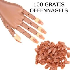 Merkloos Oefenhand Voor Nagels - 100 Gratis Oefennagels - Nailtrainer - Nailart - Nagelstyliste -Maquillage Cosmetics 1200x1200 3291