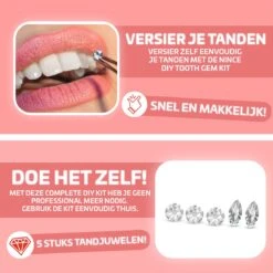 Nince DIY Tooth Gem Kit Hoogwaardig Materiaal - Wit Vlinder - Tand Diamantje Set 13 Nince DIY Tooth Gem Kit Hoogwaardig Materiaal - Wit Vlinder - Tand Diamantje Set -Maquillage Cosmetics 1200x1200 3418
