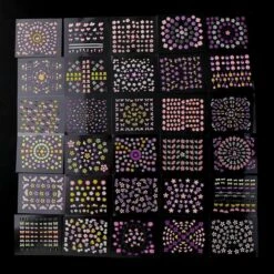 GUAPÀ® Nail Art Stickers 30 Vellen | Zelfklevende Nagelstickers & Nageldecoratie | Diverse Vormen | Nail Art Bloemen | Nail Art Hartjes | Nagel Sjablonen