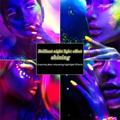 Royala Neon Nagel Poeder - Nagel Nail Art Neon Glitter Poeder - 12 Potjes Aan Neon Kleuren - Nail Art -Maquillage Cosmetics 1200x1200 3446