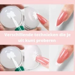 Byama Nagel Stempel - Stempel Set - Nailstamp - Nail Stamp Set - Transparante Jelly Stempel - Nail Art - Nagel Stempel Doorzichtig - Nagel Stempel Silicone - Nagel Kussen - Nagel Stempelplaat - Stempel Nagellak - French Manicure - French Nails - -Maquillage Cosmetics 1200x1200 3451