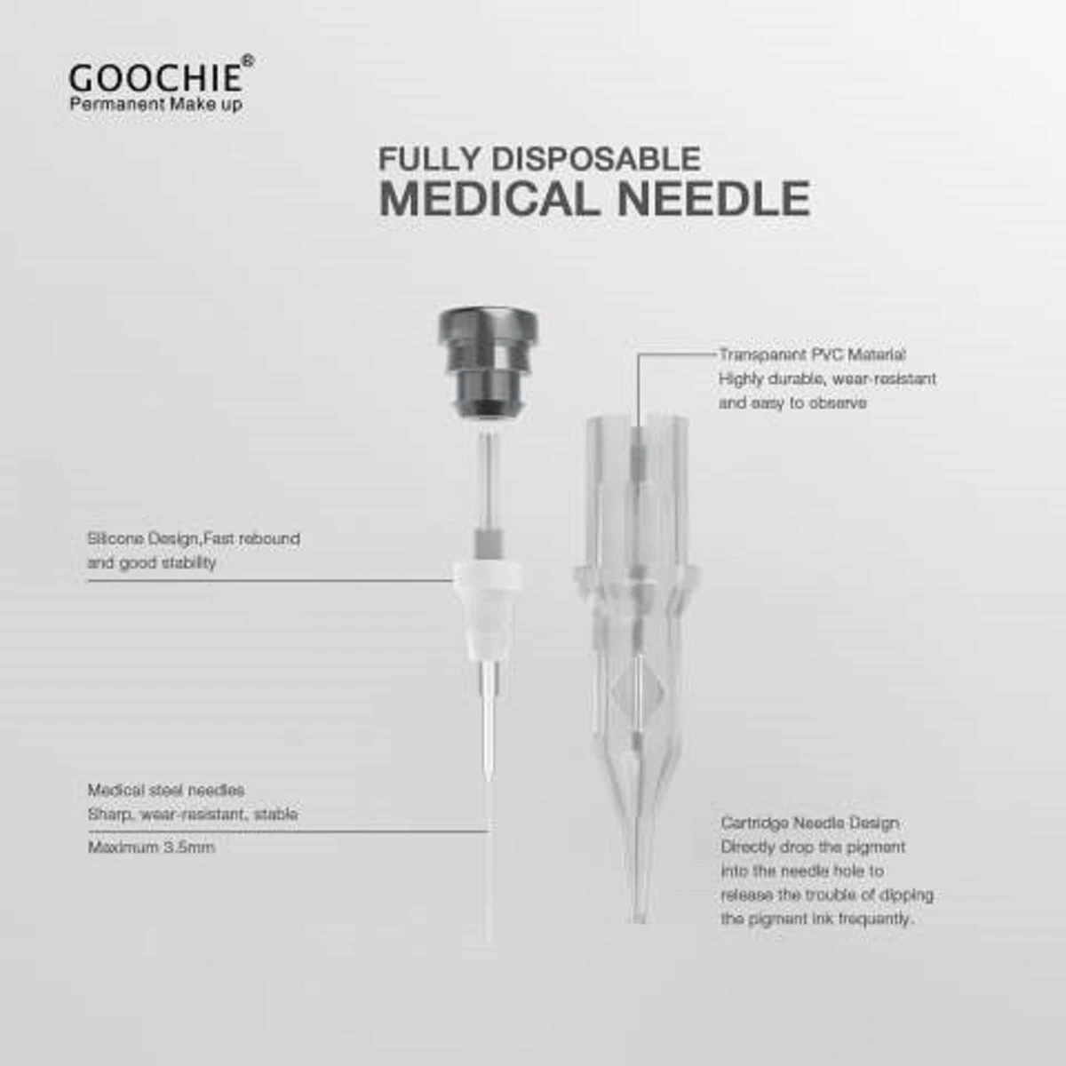 Goochie - Permanente Make-Up Pen – Draadloos – Permanente Make-Up Machine - Powderbrowse – Hairstroke – Wenkbrauwen – Lippen – Eyeliner - Pmu 14 Goochie - Permanente Make-Up Pen – Draadloos – Permanente Make-Up Machine - Powderbrowse – Hairstroke – Wenkbrauwen – Lippen – Eyeliner - Pmu – Image 12