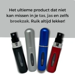 Cetins - Parfum Verstuiver Navulbaar - Mini Parfum Flesje - Reisflesje – Matt Grijs - -Maquillage Cosmetics 1200x1200 3610