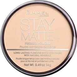 Rimmel London Stay Matte Pressed Powder - 005 Silky Beige -Maquillage Cosmetics 1200x1200 373