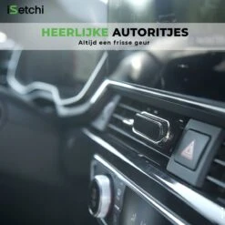 ISetchi Frisse Autoparfum - Autogeur - Met 4 Verschillende Geuren – Compact Formaat & Navulbaar - Metaal Ontwerp - Parfum Voor Luchtrooster Ventilatierooster -Auto Luchtje - Car Perfume -Maquillage Cosmetics 1200x1200 3914