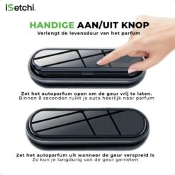 ISetchi Frisse Autoparfum - Autogeur - Met 4 Verschillende Geuren – Compact Formaat & Navulbaar - Metaal Ontwerp - Parfum Voor Luchtrooster Ventilatierooster -Auto Luchtje - Car Perfume -Maquillage Cosmetics 1200x1200 3916
