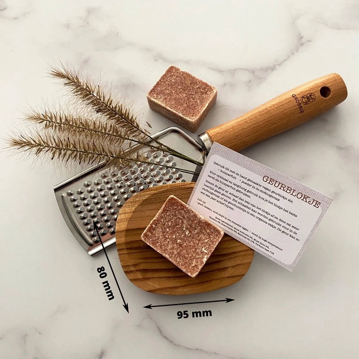 2 Amberblokjes - Geurblokjes - Incl - Schaaltje - Rasp - Organza Zakjes - Geschenkset Vrouwen 9 2 Amberblokjes - Geurblokjes - Incl - Schaaltje - Rasp - Organza Zakjes - Geschenkset Vrouwen – Image 7