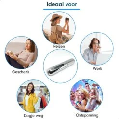 MaxedMore Navulbare Parfumverstuiver 5ml Zilver - 65 Keer Spraybare Parfum Verstuiver - Hervulbaar Tasverstuiver Voor Parfum - Meeneem Mini Geur Flesje Voor Op Reis - Lipstick Formaat Navulbaar Parfumflesje -Maquillage Cosmetics 1200x1200 3963