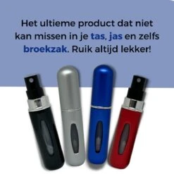 Cetins - Parfum Verstuiver Navulbaar - Mini Parfum Flesje - Reisflesje – Matt Blauw -Maquillage Cosmetics 1200x1200 3976