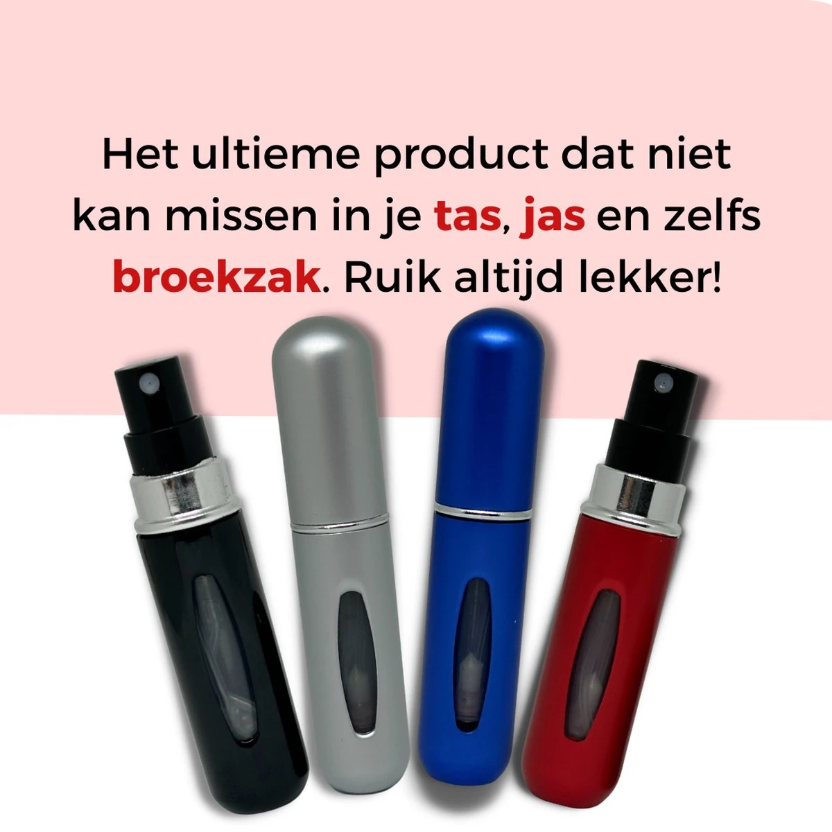 Cetins - Parfum Verstuiver Navulbaar - Mini Parfum Flesje - Reisflesje – Matt Rood 6 Cetins - Parfum Verstuiver Navulbaar - Mini Parfum Flesje - Reisflesje – Matt Rood – Image 4