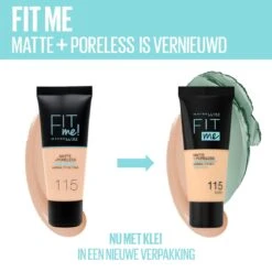 Maybelline Fit Me Matte & Poreless Foundation - 330 Toffee -Maquillage Cosmetics 1200x1200 57