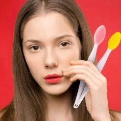 Merkloos Lip Scrub Borstel Set 4-delig - Mee Eters Verwijderen – Gezichtsreiniger – Gezichtsborstel Blackhead Remover -Maquillage Cosmetics 1200x1200 646