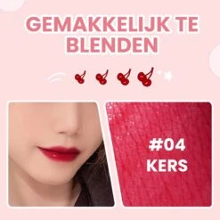 04 Kers - Lip Tint - Lip Stain - Lip Tattoo - Lip Tint Korean - Lip And Cheek Tint - Waterproof Lipstick - Waterproof Lip Tint - Watervaste Lip Tint Lippenstift -Maquillage Cosmetics 1200x1200 862