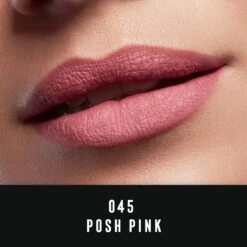 Max Factor Lipfinity Velvet Matte Lippenstift - 045 Posh Pink Nude -Maquillage Cosmetics 1200x1200 947