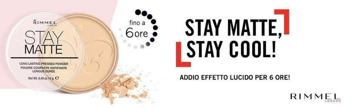 Rimmel London Stay Matte Pressed Powder - 001 Transparent - Powder 8 Rimmel London Stay Matte Pressed Powder - 001 Transparent - Powder – Image 6