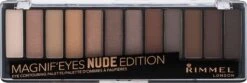 Rimmel London MagnifEyes Oogschaduw - 001 Nude Edition -Maquillage Cosmetics 1200x405 1