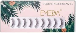 EMEDA 3D Nepwimpers – 10 Paar - Natuurlijke Valse Wimpers - Make-Up Eyelashes
