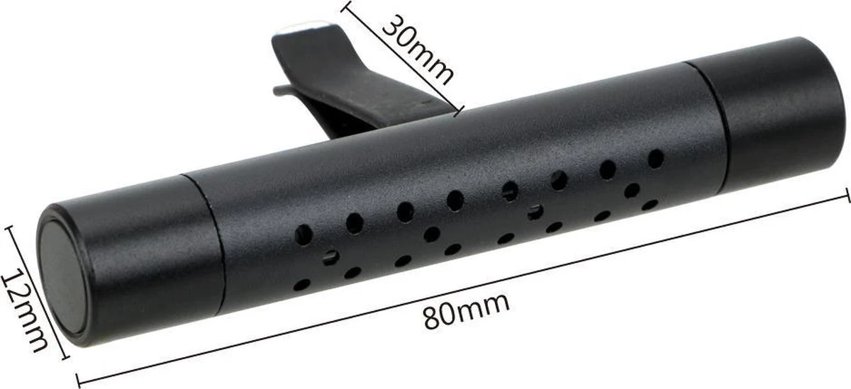 Autoparfum - Luchtverfrisser Auto - Inclusief 5 Geuren - Luxe Design - ZWART - Hervulbaar - Fris 5 Autoparfum - Luchtverfrisser Auto - Inclusief 5 Geuren - Luxe Design - ZWART - Hervulbaar - Fris – Image 3