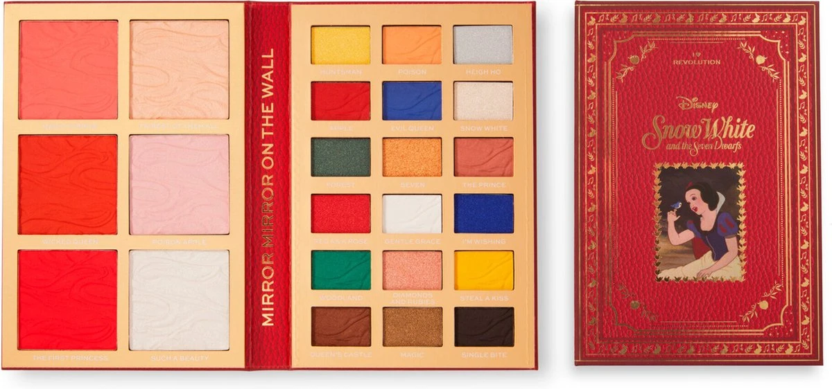 I Heart Revolution X Disney Fairytale Books - Snow White Palette - Sneeuwwitje - Make-up Palette 3 I Heart Revolution X Disney Fairytale Books - Snow White Palette - Sneeuwwitje - Make-up Palette
