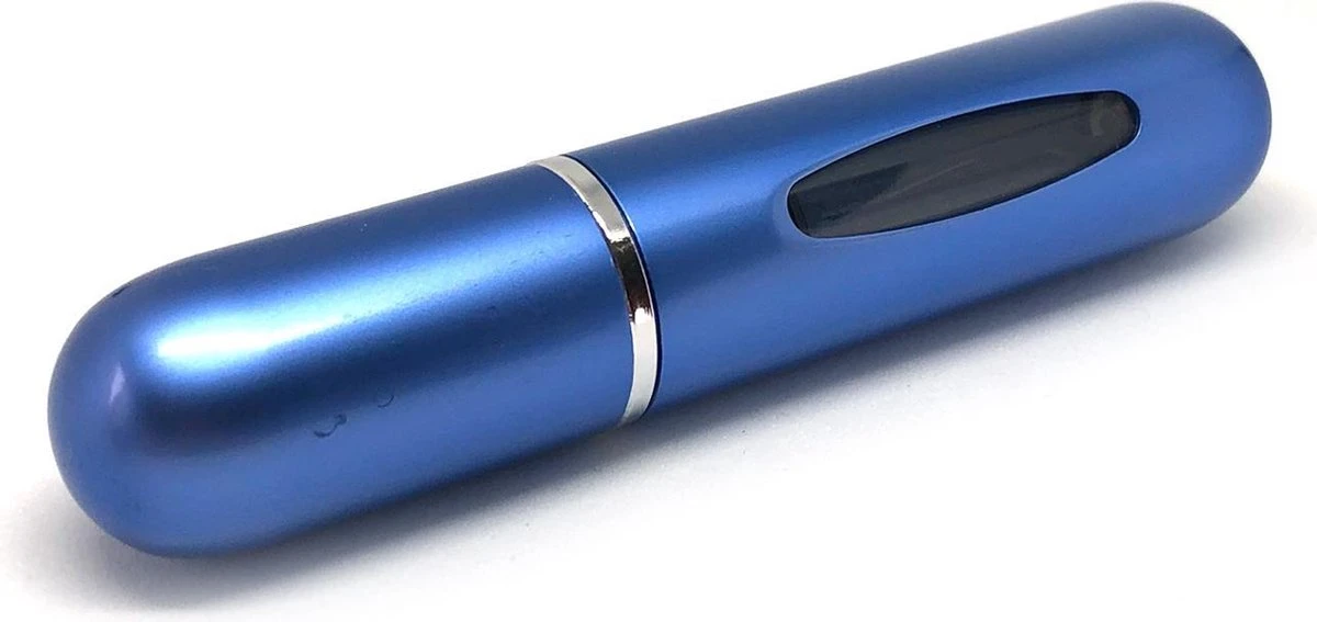 MaxedMore Navulbare Parfumverstuiver 5ml Blauw - 65 Keer Spraybare Parfum Verstuiver - Hervulbaar Tasverstuiver Voor Parfum - Meeneem Mini Geur Flesje Voor Op Reis - Lipstick Formaat Navulbaar Parfumflesje 4 MaxedMore Navulbare Parfumverstuiver 5ml Blauw - 65 Keer Spraybare Parfum Verstuiver - Hervulbaar Tasverstuiver Voor Parfum - Meeneem Mini Geur Flesje Voor Op Reis - Lipstick Formaat Navulbaar Parfumflesje – Image 2