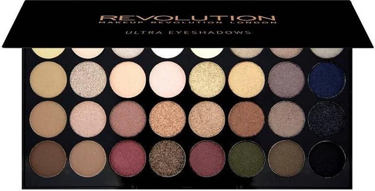 Makeup Revolution London Flawless Ultra Eyeshadows - Oogschaduw Palette - 32 Kleuren 4 Makeup Revolution London Flawless Ultra Eyeshadows - Oogschaduw Palette - 32 Kleuren – Image 2