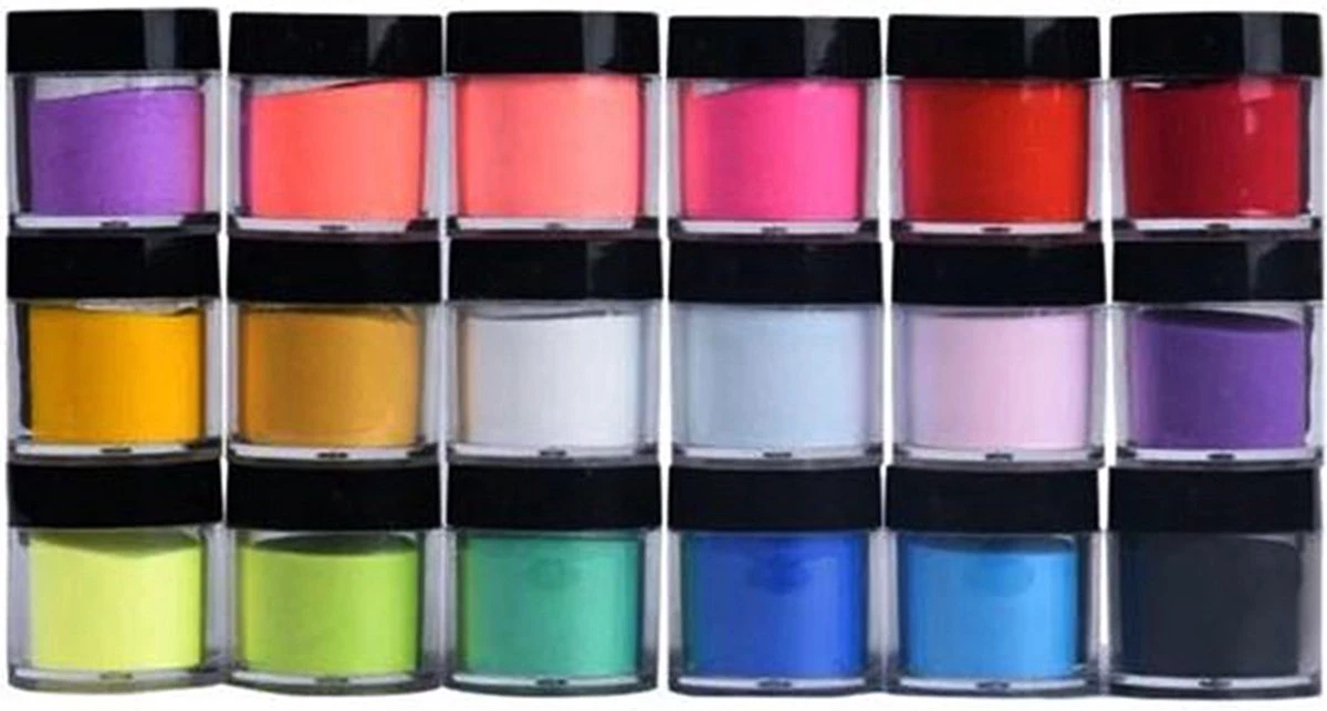Acrylpoeders Set | 18 Stuks | 108 G Totaal Poeders | Acrylnagels | Nail Art | Acryl Kleuren | Acrylpigment | Poeder Voor Nepnagels | Nagelpoeder | Nagelstad 8 Acrylpoeders Set | 18 Stuks | 108 G Totaal Poeders | Acrylnagels | Nail Art | Acryl Kleuren | Acrylpigment | Poeder Voor Nepnagels | Nagelpoeder | Nagelstad – Image 6