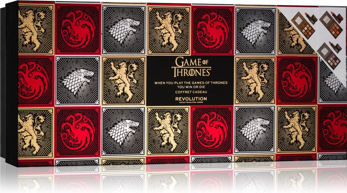 Revolution Makeup Revolution X Game Of Thrones - When You Play The Game Of Thrones You Win Or Die - Make-Up Set | Cadeau Tip 4 Revolution Makeup Revolution X Game Of Thrones - When You Play The Game Of Thrones You Win Or Die - Make-Up Set | Cadeau Tip – Image 2