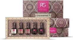 Pink Gellac - Color Box Uncovered7 - Gellak - Set Van 5 Sprankelende Kleuren