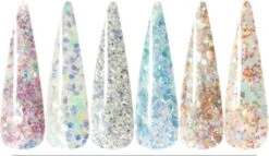 GUAPÀ - Nagel Glitter Poeder Nail Art Set Diverse Kleuren Licht - 6 Stuks -Maquillage Cosmetics 1200x696 4