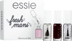 Essie Fresh Mani Nagellak Geschenkset - Base Coat, Rode Nagellak En Top Coat - 3 X 5 Ml