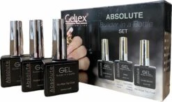 Gellex - SET Absolute Builder Gel In A Bottle "Aphrodite" 15ml - Starterspakket 3x15ml - Gel Nagellakset- Gel Nagels