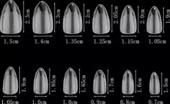 Royala 104 - Rounded Half Frosted - Full Cover - Nageltips - Nepnagels - Plaknagels - In Assortimentsbox - 120 Stuks 12 Maten - Voor Gellak Acrylnagellak En PolyGel Nagels - Royala Frosted Tips Line -Maquillage Cosmetics 1200x736 4