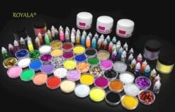 Royala - Acrylnagels Starters Pakket Large|L| 125 Delig | 94 Colors | Acryl Nagels Set | Acryl Starter Kit | Nail Art Pakket | 500 Franse Nageltips | Manicure Set Voor Nail Art Kit | Nagel Decoratie | Acryl Poeder | Acryl Vloeistof | Monomeer -Maquillage Cosmetics 1200x769 3