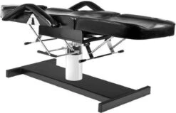 Behandelstoel Pedicurestoel Eco-leer - Zwart- Salonstoel Verstelbaar -Maquillage Cosmetics 1200x772 4