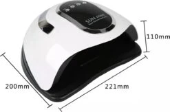 280 Watt UV LED Lamp Nagels - 66 Leds - SUN X10 MAX - Nagel UV Lamp - Gellak Lamp - Nagellamp - Nagellamp Led - Nagellamp Voor Gel Nagellak - Nagellamp Led Uv - Nagellamp Uv - Nagellamp Gelnagels - Gellak - Nageldroger -Maquillage Cosmetics 1200x791 6