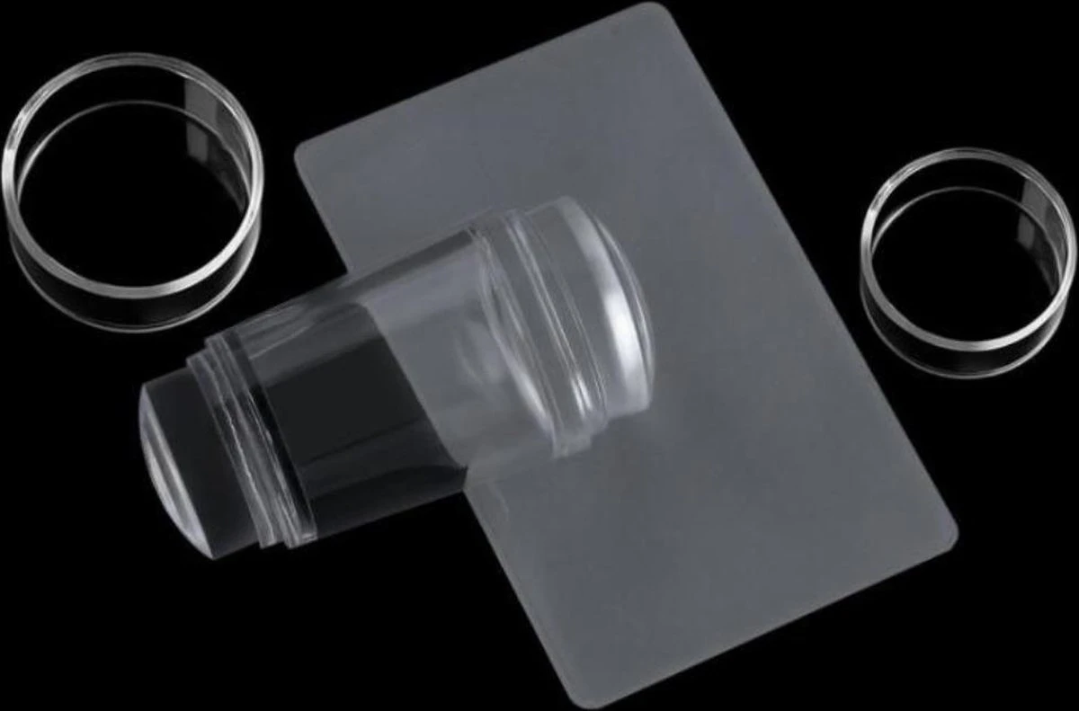 Merkloos Jinius ® - Nagelstempel Doorzichtig - Dubbele Siliconen Gel Stamper - French Manicure Tip Stempel - Nagelstempel Met Schraper - Nail Art Jelly Stamp - Nagel Stempel Kussen 4 Merkloos Jinius ® - Nagelstempel Doorzichtig - Dubbele Siliconen Gel Stamper - French Manicure Tip Stempel - Nagelstempel Met Schraper - Nail Art Jelly Stamp - Nagel Stempel Kussen – Image 2