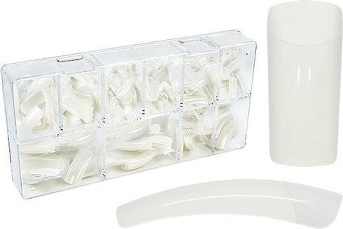 Merkloos Professionele Naturel Kunstnagel / Acryl Nagels Set + Nagellijm 5ml + Bokkenpootje - 500 Stuks Tips - Starter Kit Nails 4 Merkloos Professionele Naturel Kunstnagel / Acryl Nagels Set + Nagellijm 5ml + Bokkenpootje - 500 Stuks Tips - Starter Kit Nails – Image 2