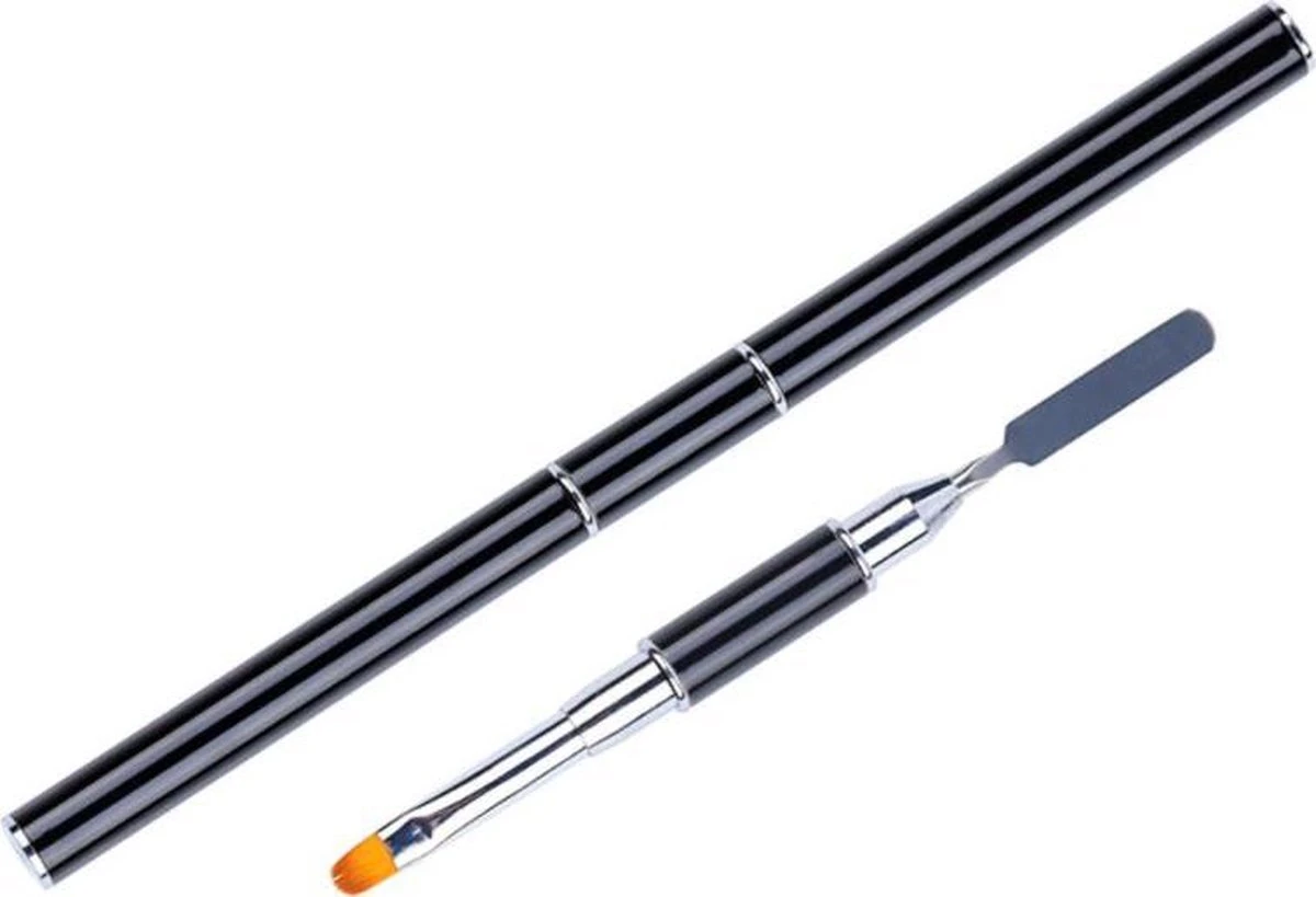 Nagel Polygel Tool - Gel Penseel - Nail Poly Gel Tool - 2 In 1 Kwast Met Spatel 9 Nagel Polygel Tool - Gel Penseel - Nail Poly Gel Tool - 2 In 1 Kwast Met Spatel – Image 7