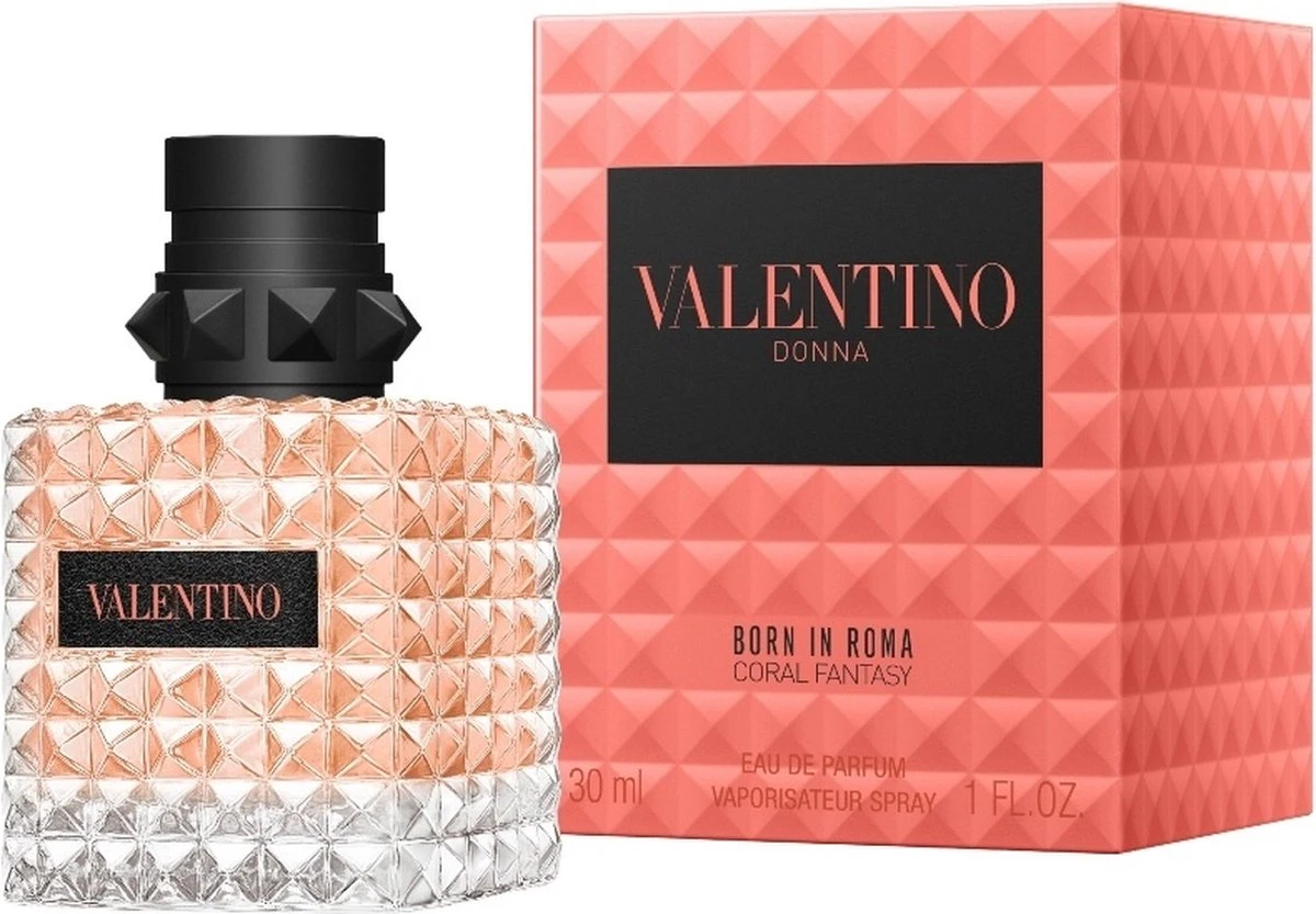 Valentino Donna Born In Roma Coral Fantasy - 30 Ml - Eau De Parfum Spray - Damesparfum 3 Valentino Donna Born In Roma Coral Fantasy - 30 Ml - Eau De Parfum Spray - Damesparfum