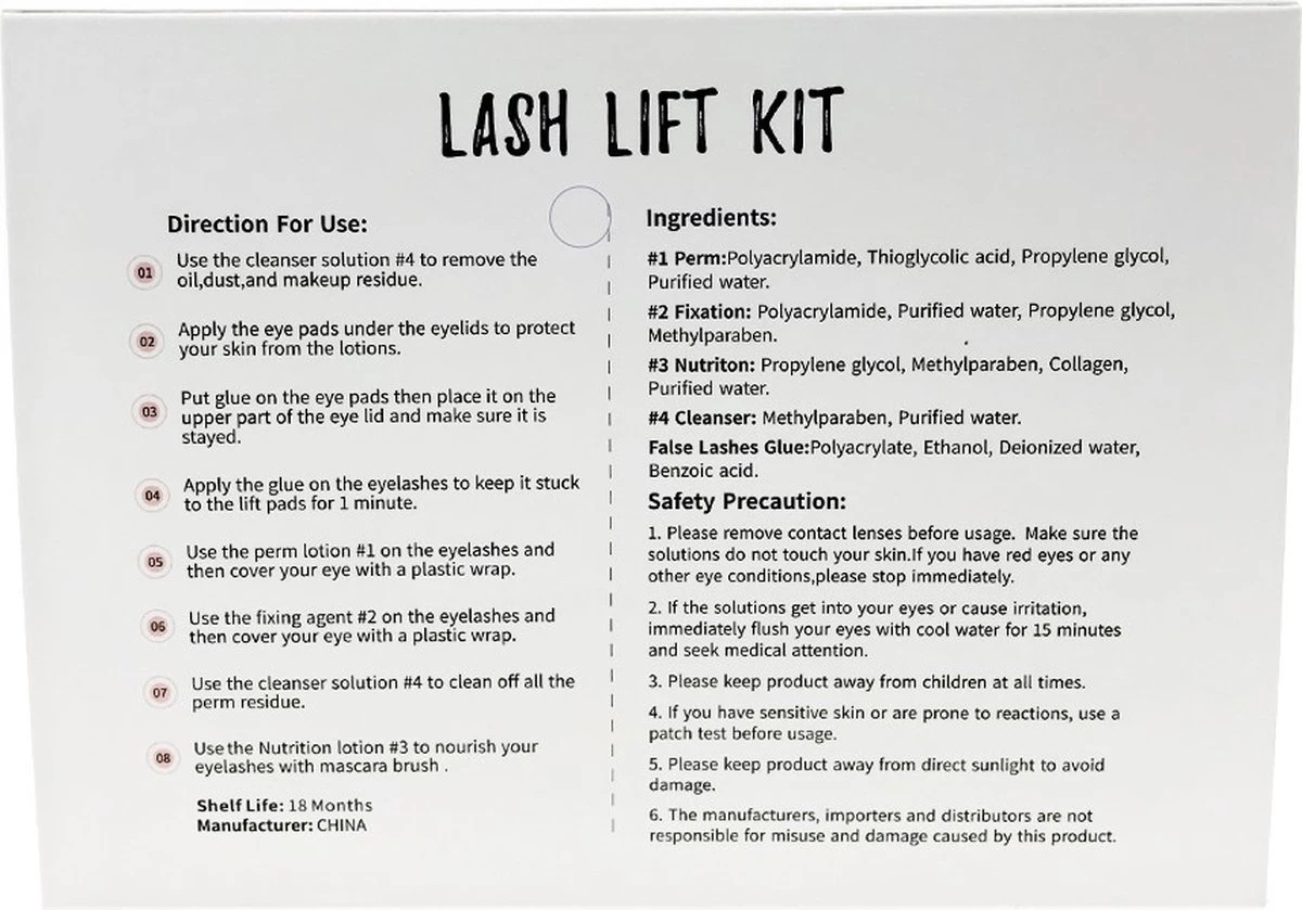 Merkloos Upgraded Wimper Lifting Set - Lash Lift Kit- Lashlift - Extra Uitgebreide Editie - 45 Delig 5 Merkloos Upgraded Wimper Lifting Set - Lash Lift Kit- Lashlift - Extra Uitgebreide Editie - 45 Delig – Image 3